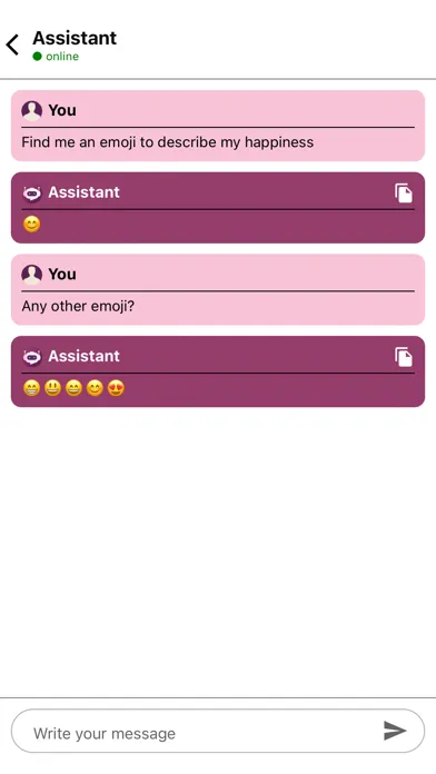 Zrzuty ekranu AI Chatbot: AI Assistant