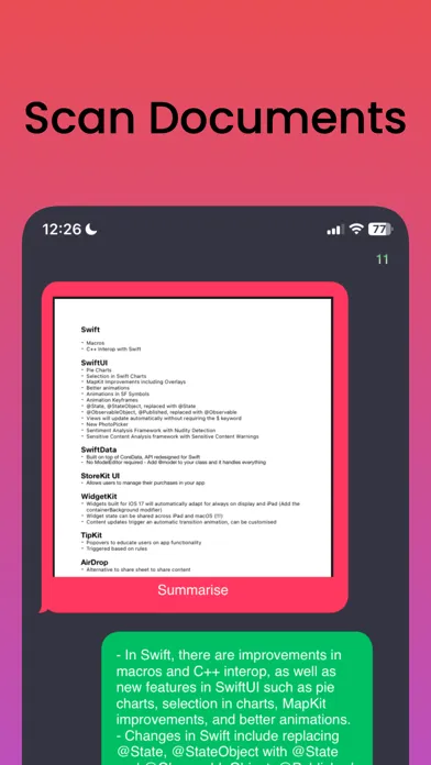 Скриншоты Synthia - AI Chatbot & Scanner