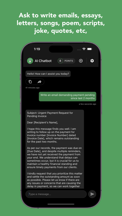 AI Chatbot: Ask Anything Screenshots
