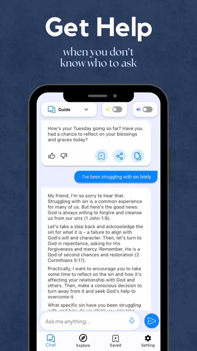 Bible Chat Christian Companion স্ক্রিনশট