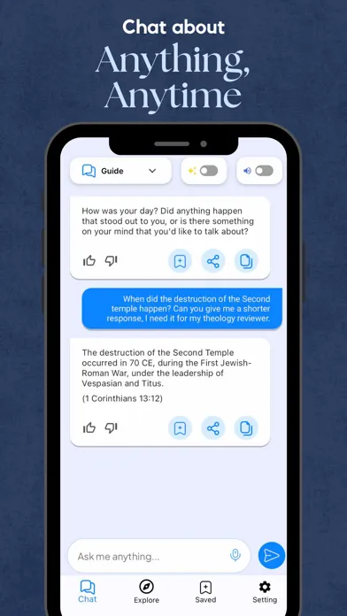 Bible Chat Christian Companion স্ক্রিনশট