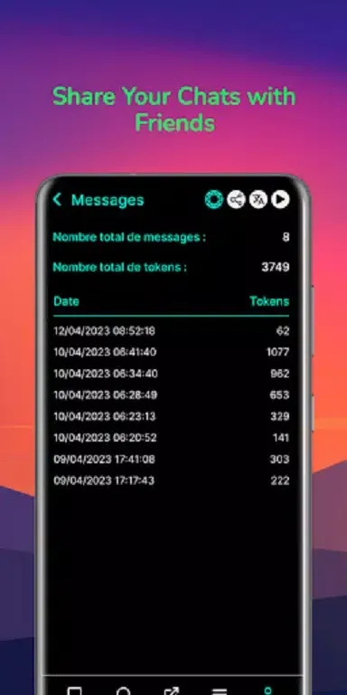 Capturas de tela do AI CHATBOT FRIEND