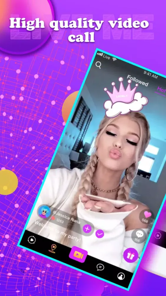 Tangkapan skrin ChatMe - Live Video Chat