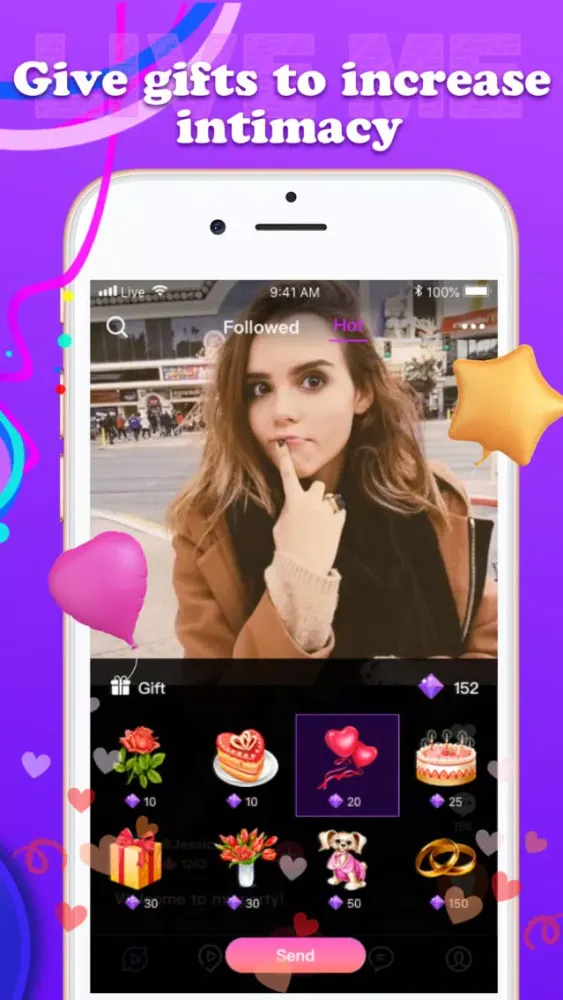 Tangkapan skrin ChatMe - Live Video Chat