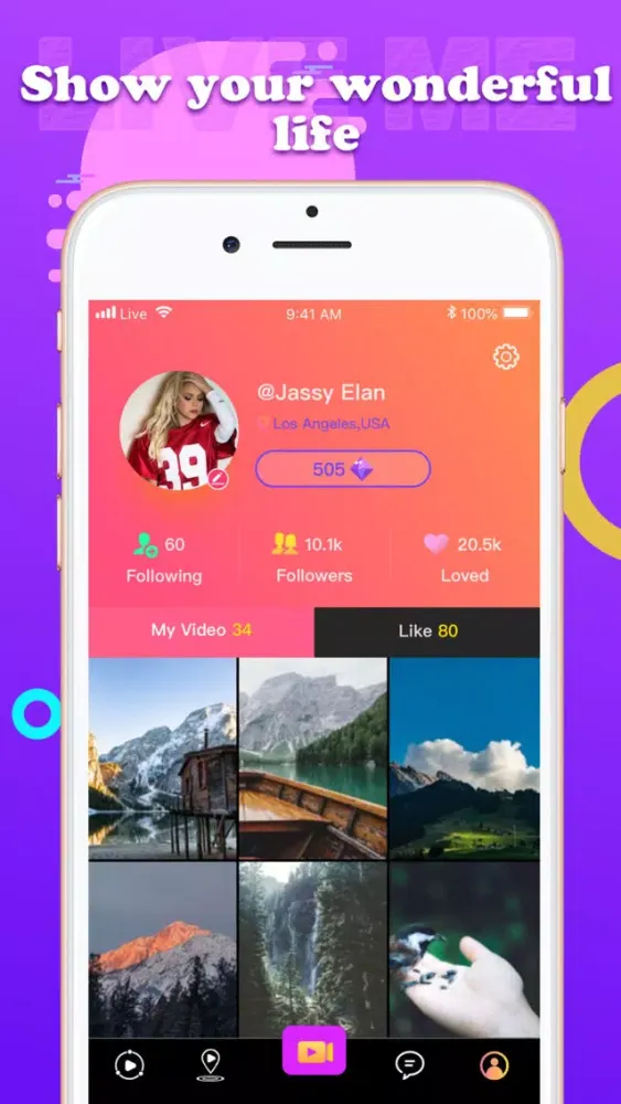 Tangkapan skrin ChatMe - Live Video Chat
