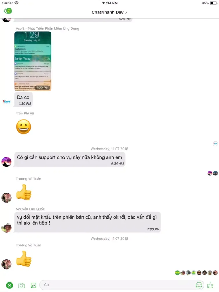 myChat - chat mua bán nhanh iPad  স্ক্রিনশট