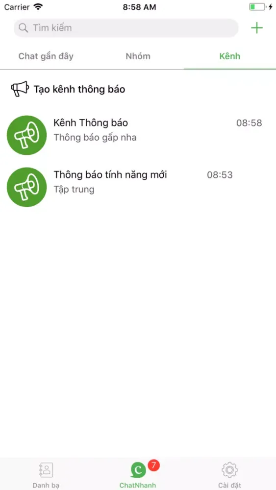 myChat - chat mua bán nhanh স্ক্রিনশট