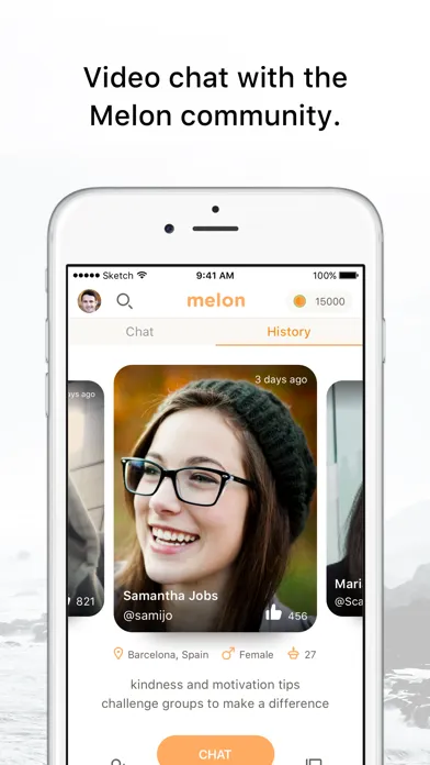 Capturas de tela do Melon - Meet new people
