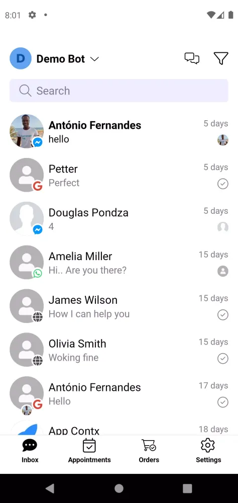 Chatrace Screenshots