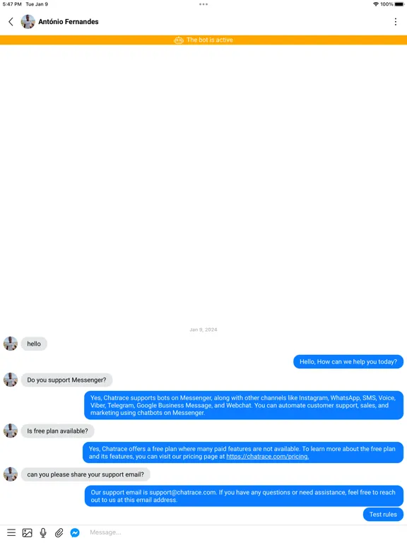 Chatrace iPad Screenshots