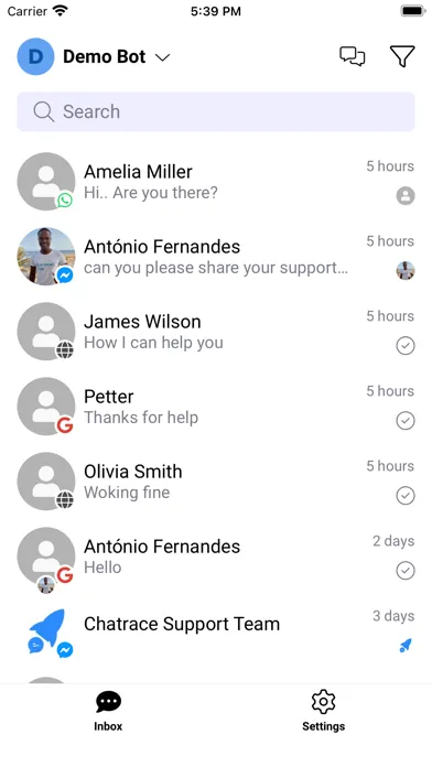 Chatrace Screenshots