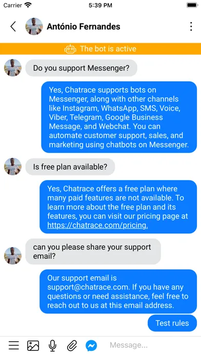 Chatrace Screenshots