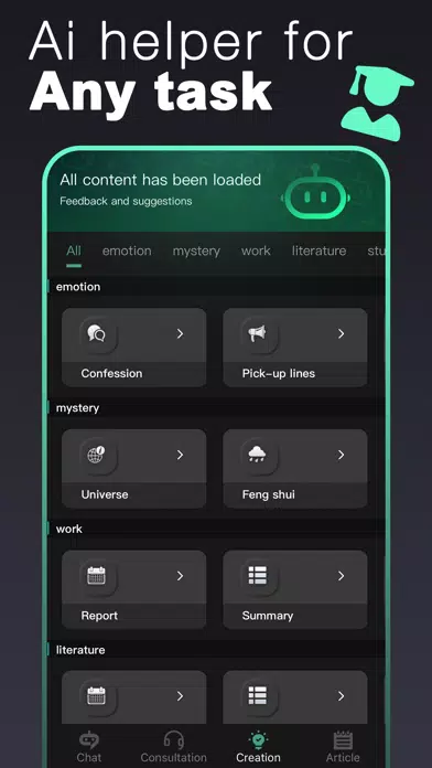 Ảnh chụp màn hình của Chat AI -Ask Chatbot Assistant