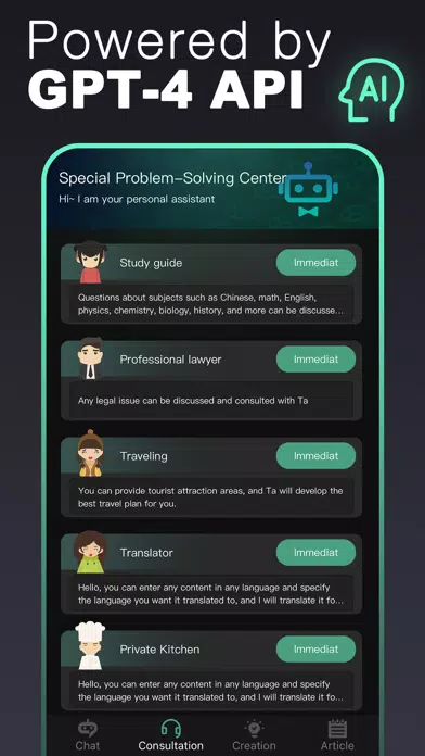 Ảnh chụp màn hình của Chat AI -Ask Chatbot Assistant