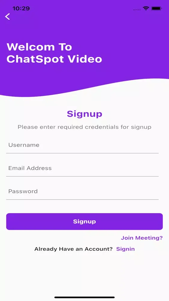 Captures d'écran de ChatSpot VideoChat