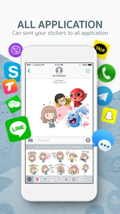 Capturas de pantalla de ChatStick Market : Sticker App