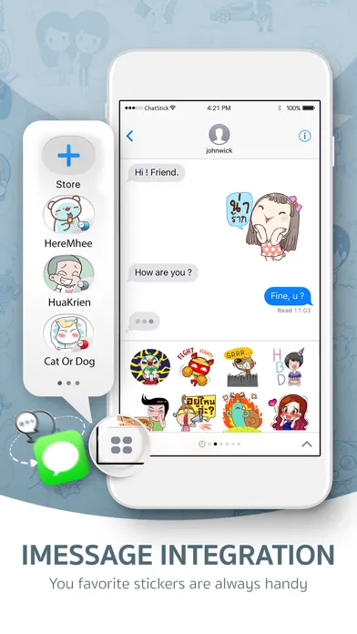 Capturas de pantalla de ChatStick Market : Sticker App