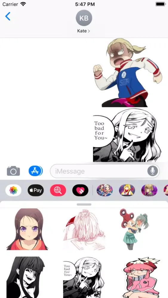Emoji Chibi Anime Stickers 스크린샷