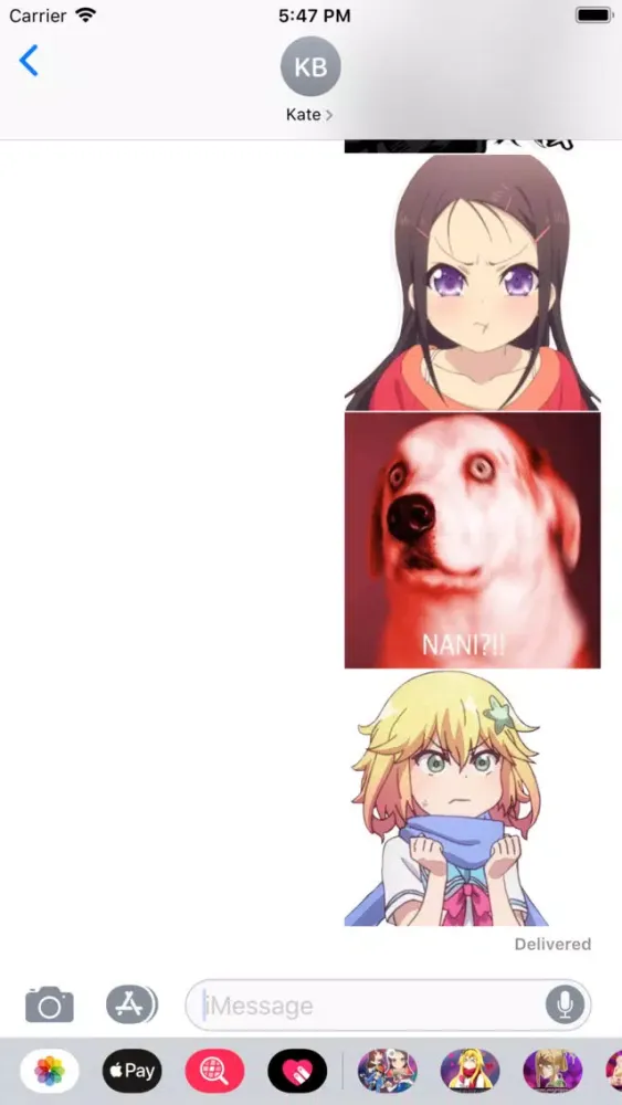 Emoji Chibi Anime Stickers 스크린샷