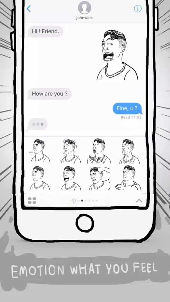 Capturas de pantalla de Jookgru Family Jook Ver. 2 Stickers for iMessage