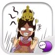 Lady isan old old Stickers for iMessage Lady isan old old Stickers for iMessage