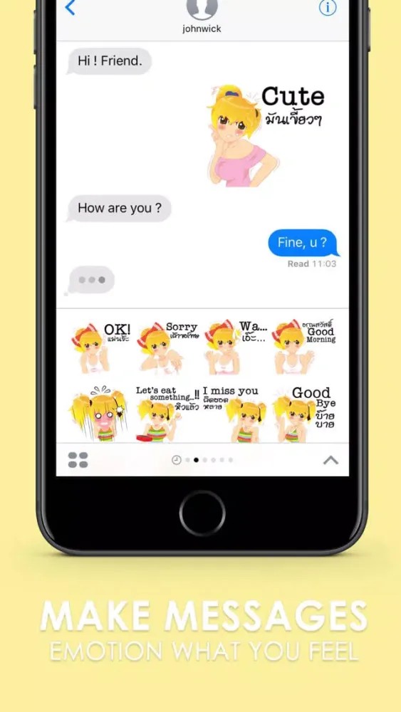 Lady Isan Sexy Stickers & Keyboard By ChatStick应用截图