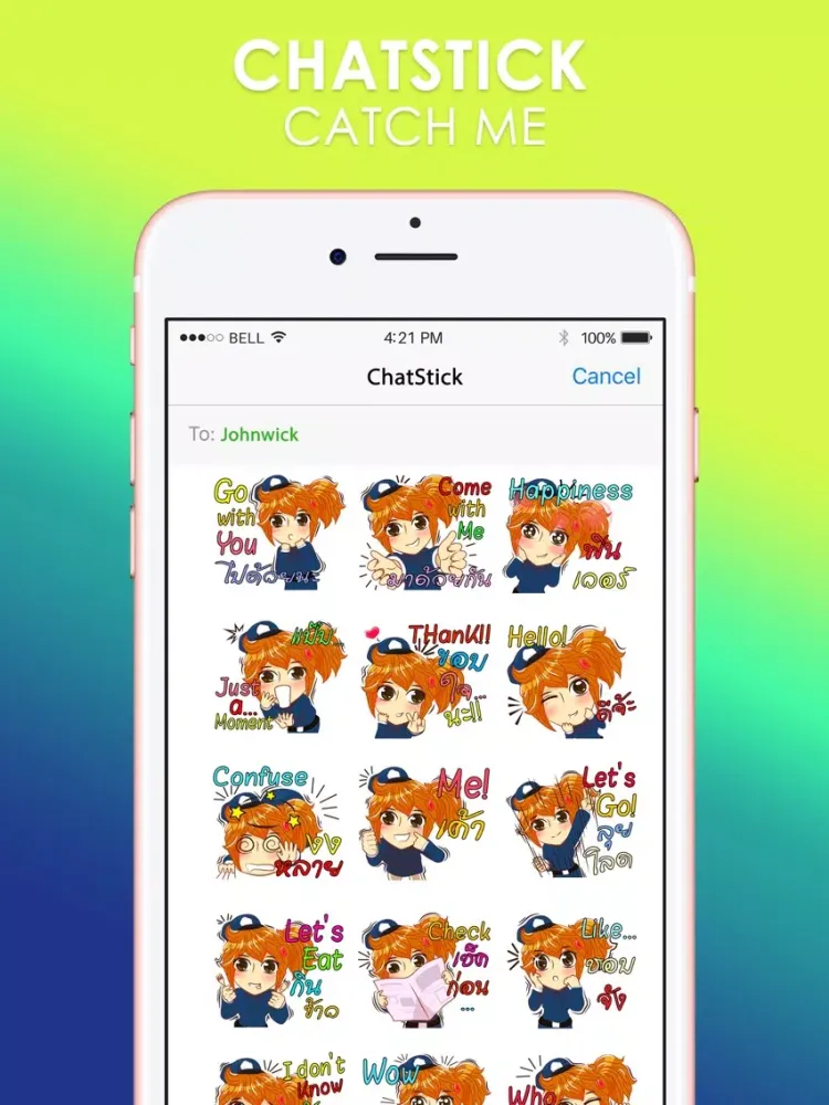 Скриншоты Lady Police Stickers & Emoji Keyboard By ChatStick iPad 