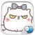 Moody the Angry Cat Stickers Keyboard By ChatStick