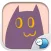 Purple Cat Stickers Emoji Keyboard By ChatStick