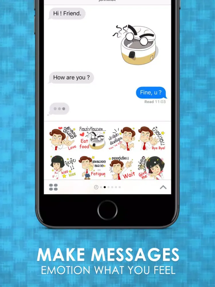 Isan Lover Stickers & Emoji Keyboard By ChatStick iPad  স্ক্রিনশট