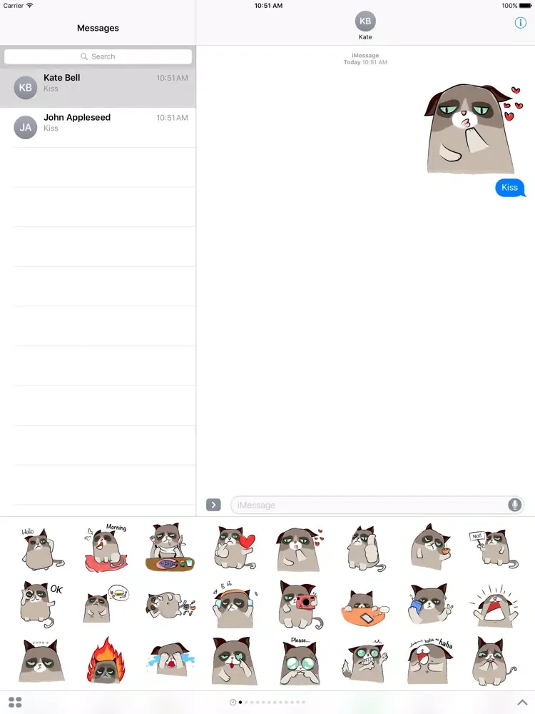 Cute Grumpy Cat iPad 应用截图