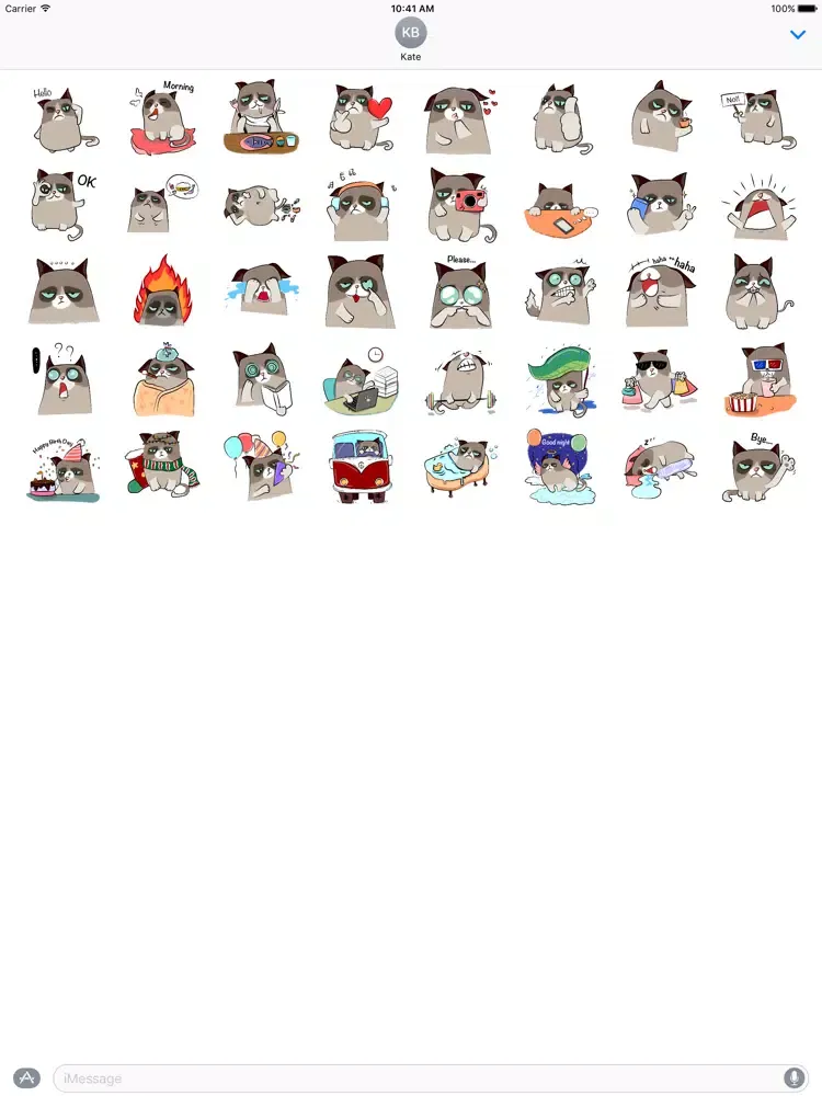 Cute Grumpy Cat iPad 应用截图