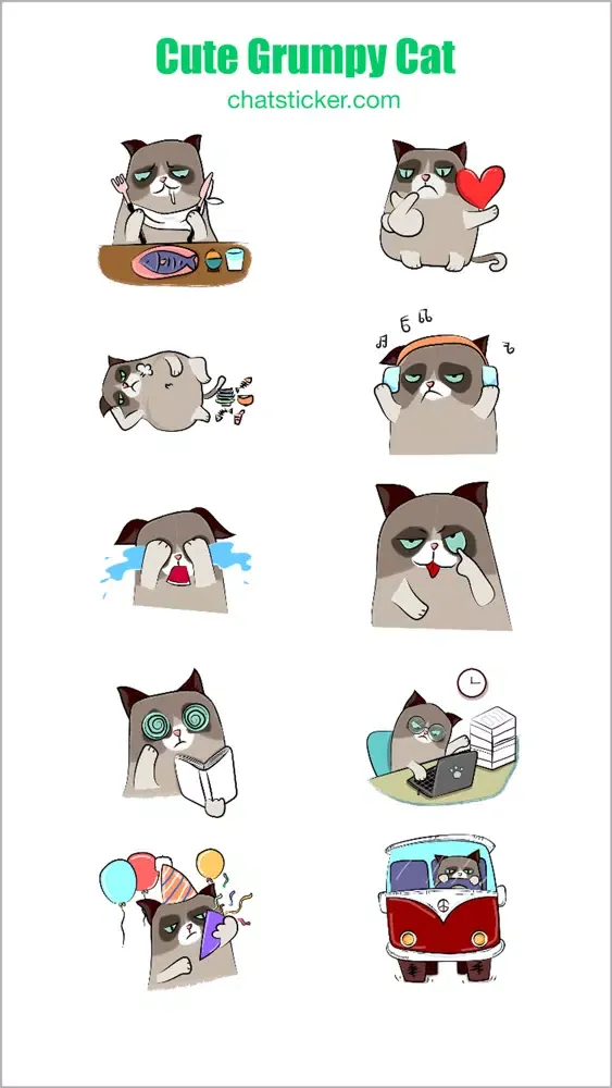 Cute Grumpy Cat应用截图