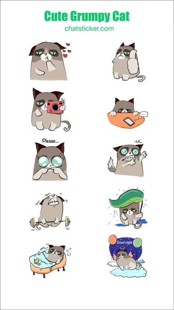 Cute Grumpy Cat应用截图