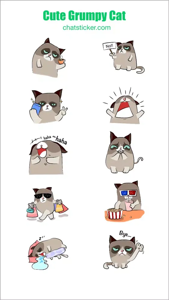 Cute Grumpy Cat应用截图