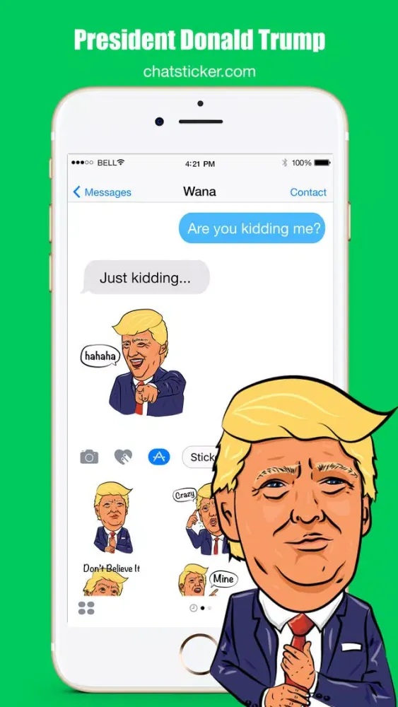 Tangkapan layar President Donald Trump
