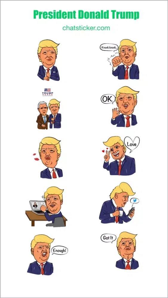 Tangkapan layar President Donald Trump