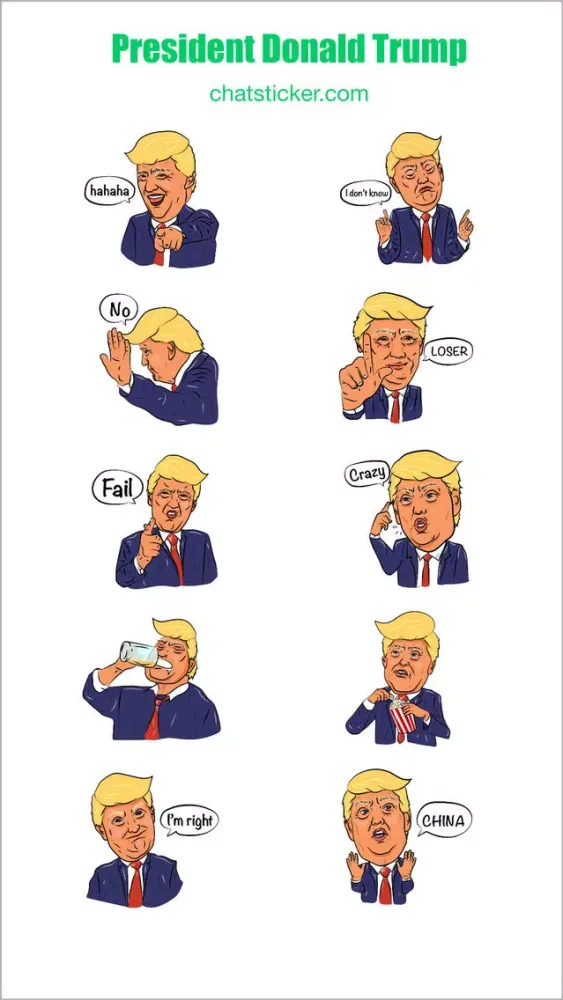 Tangkapan layar President Donald Trump