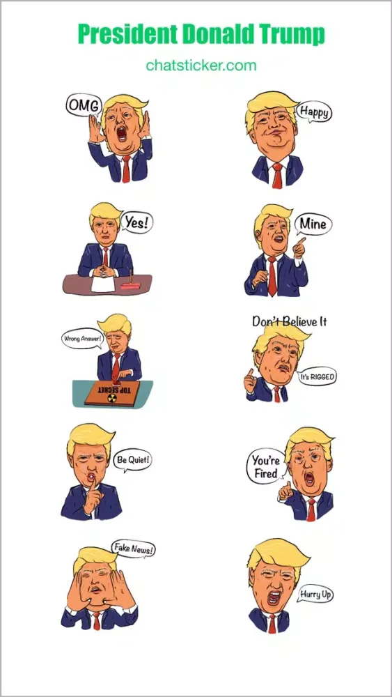 Tangkapan layar President Donald Trump