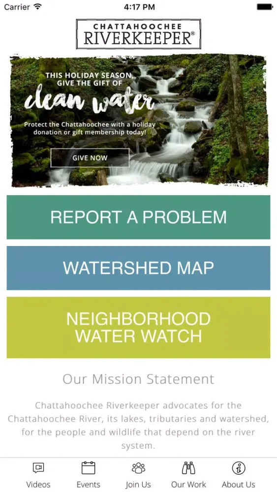 Chattahoochee Riverkeeper Screenshots