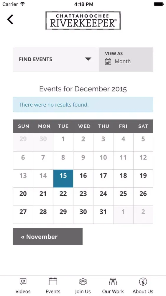 Chattahoochee Riverkeeper Screenshots