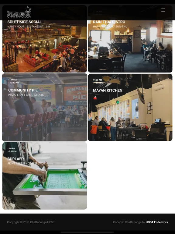 Chattanooga HOST iPad  スクリーンショット