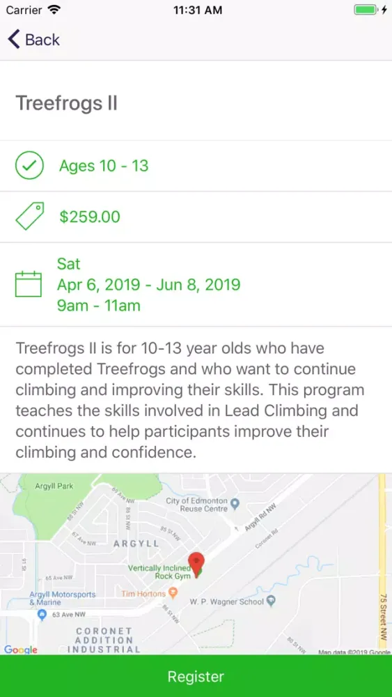 Vertically Inclined Rock Gym سکرین شاٹس