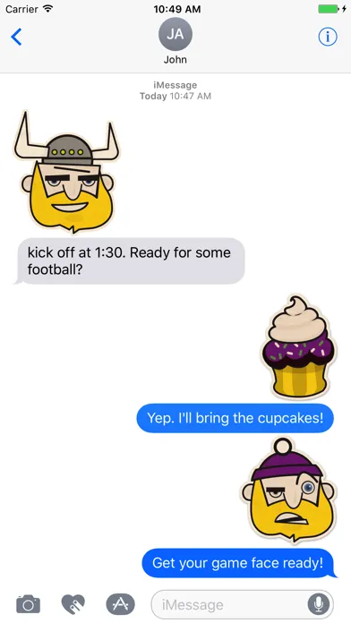 صور Vikings Head Sticker Pack