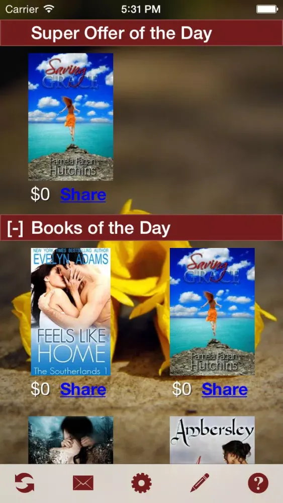 Скриншоты Free Romance Books