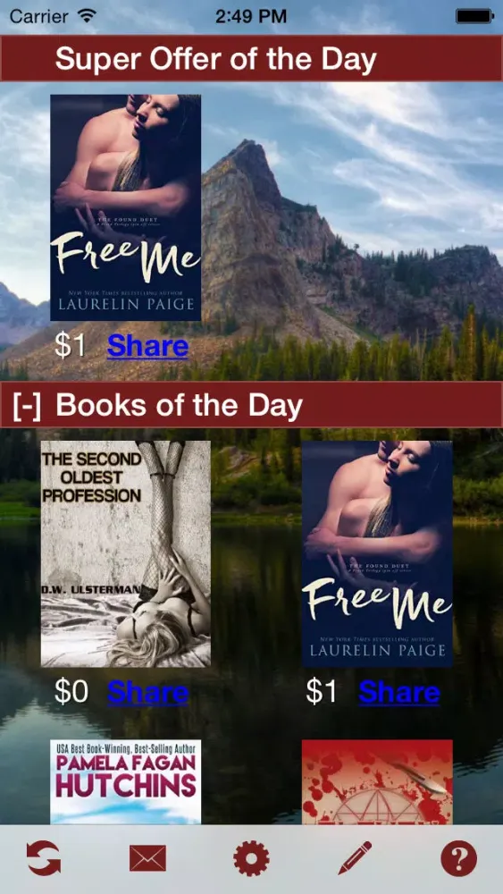 Capturas de tela do Free Books USA