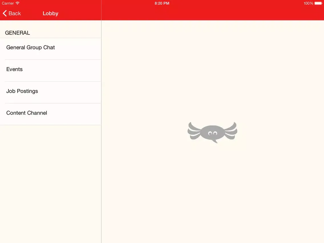 Capturas de tela do Chat for Enterprise Sales Meetup iPad 