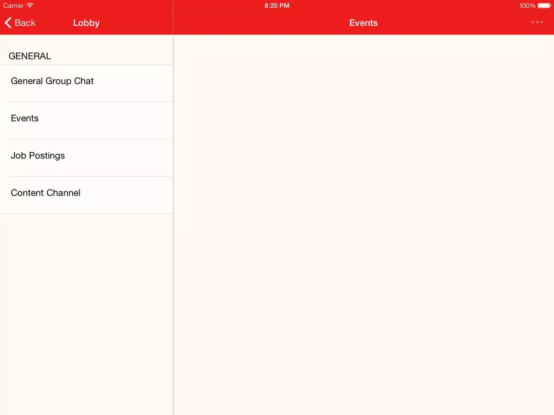 Capturas de tela do Chat for Enterprise Sales Meetup iPad 
