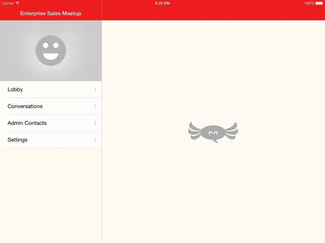 Capturas de tela do Chat for Enterprise Sales Meetup iPad 