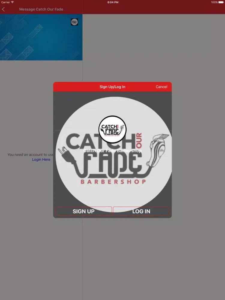 تصاویر Catch Our Fade Barbershop iPad 